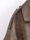 Women's Washable Gradient Leather Jacket